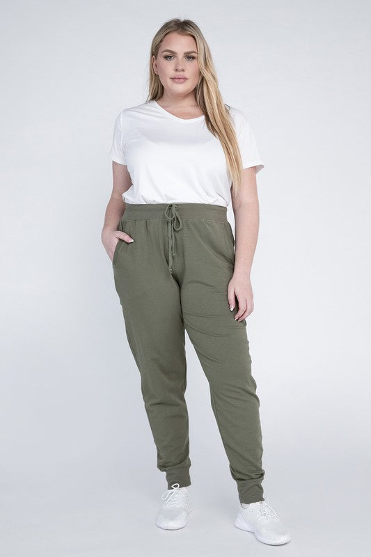 Ambiance Plus-Size Jogger Pants