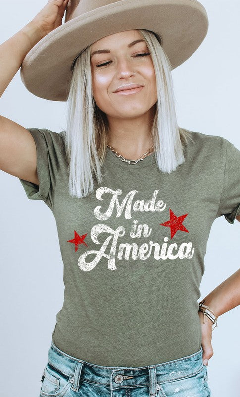 Vintage Made in America Graphic Tee PLUS