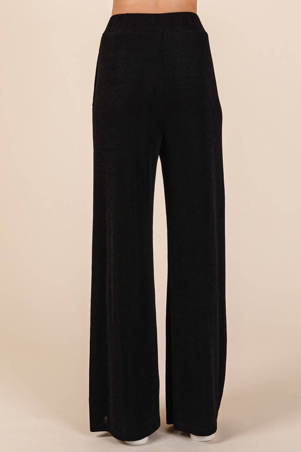 Mittoshop Elastic Waist Pants with Side Pockets - Boho Soho