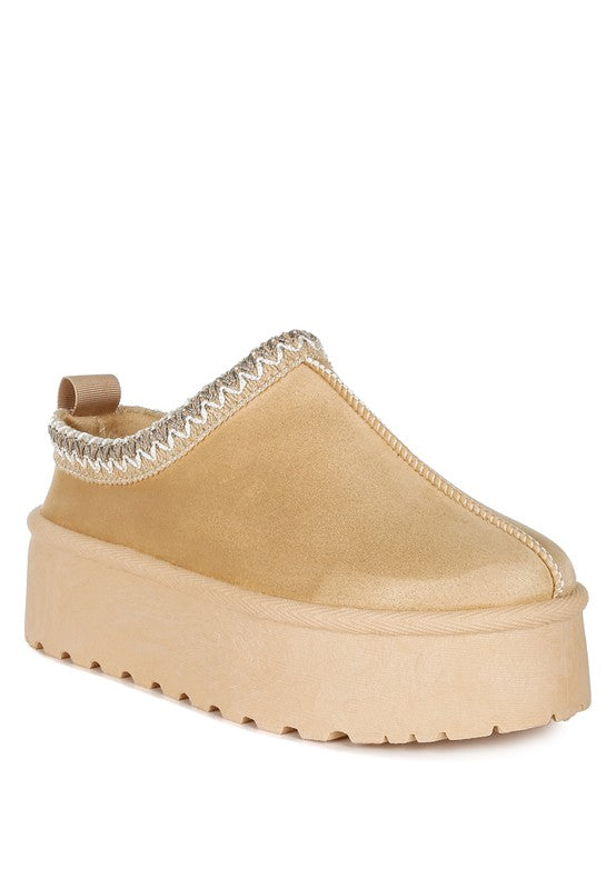 London Rag Jesters Embroidered Platform Classic Slip-On