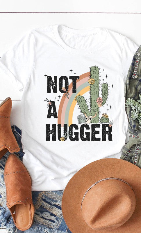 Retro Not A Hugger Graphic Tee