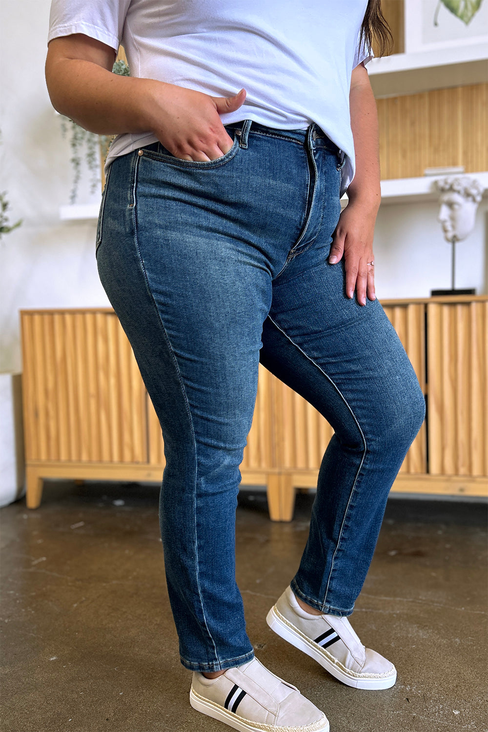 Judy Blue Tummy Control High Waist Slim Jeans