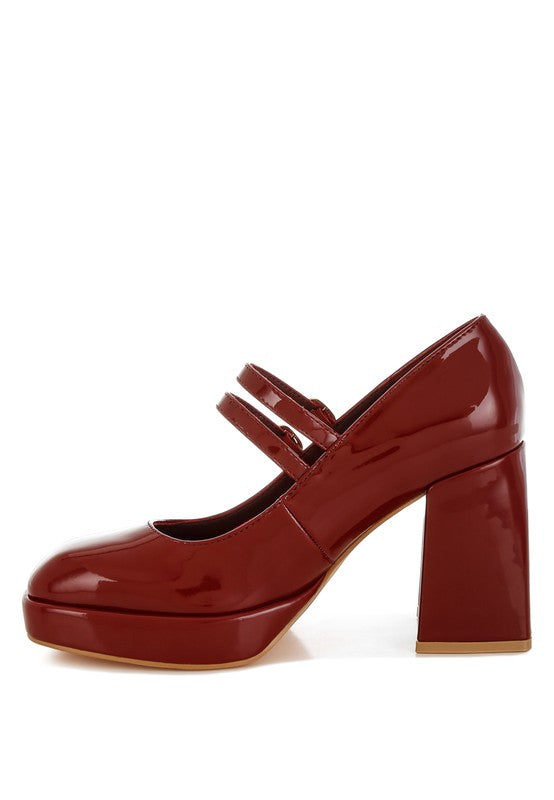 London Rag Sonata Double Strap Mary Jane Pumps