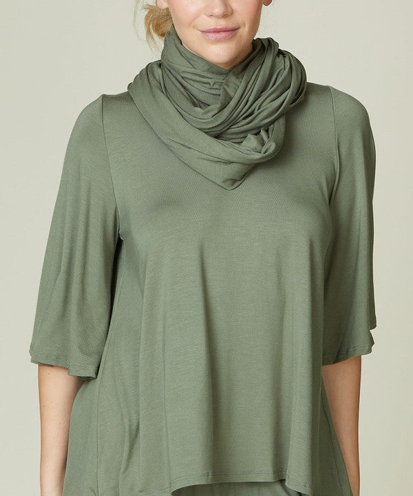 FABINA BAMBOO BLEND INFINITY SCARF