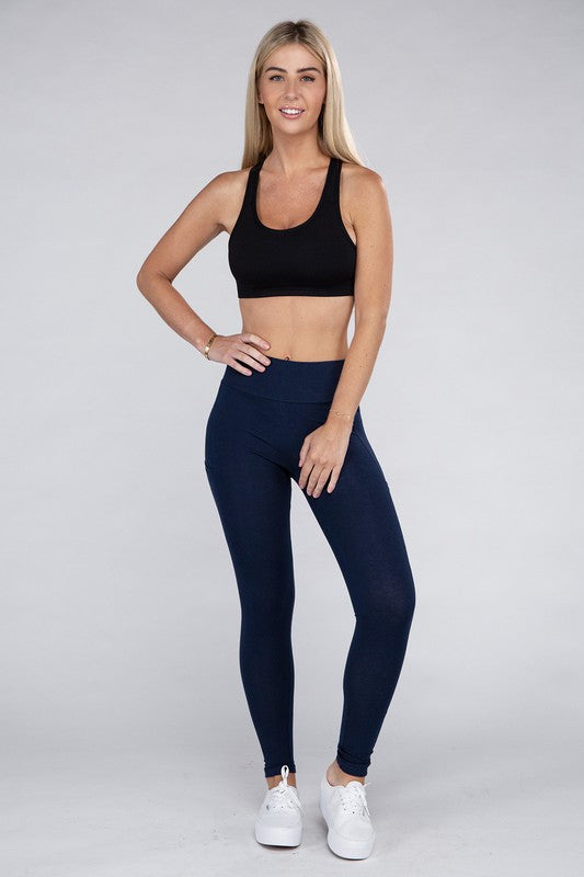 Ambiance Active Leggings Featuring Concealed Pockets