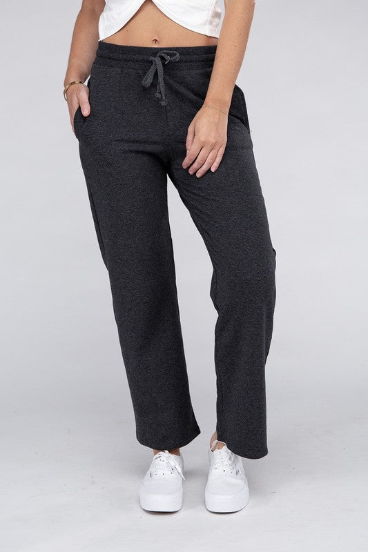 Ambiance Lounge Wide Pants with Drawstrings