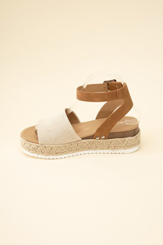 Soda TOPIC Espadrille Ankle strap Sandals
