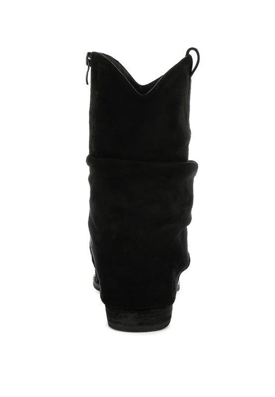 London Rag Bronco Slouchy Calf Boots