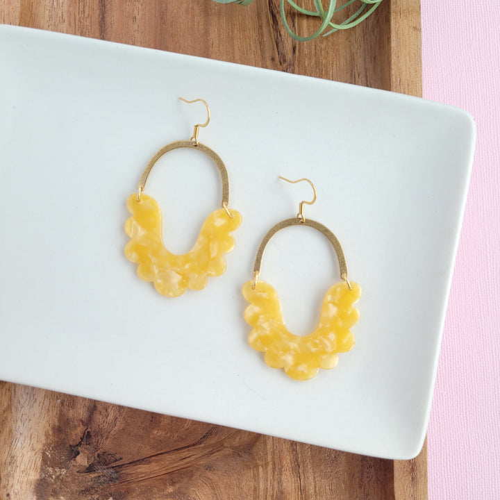 Marigold Hoop Earrings