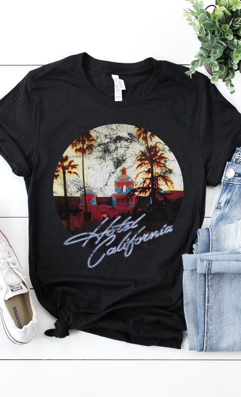 Retro Hotel California Graphic Tee