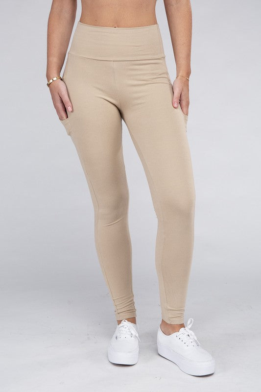 Ambiance Active Leggings Featuring Concealed Pockets