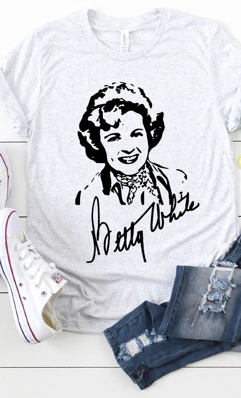 Betty White Graphic Tee Plus Size