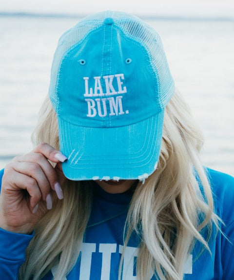 Lake Bum Mesh Trucker Hat