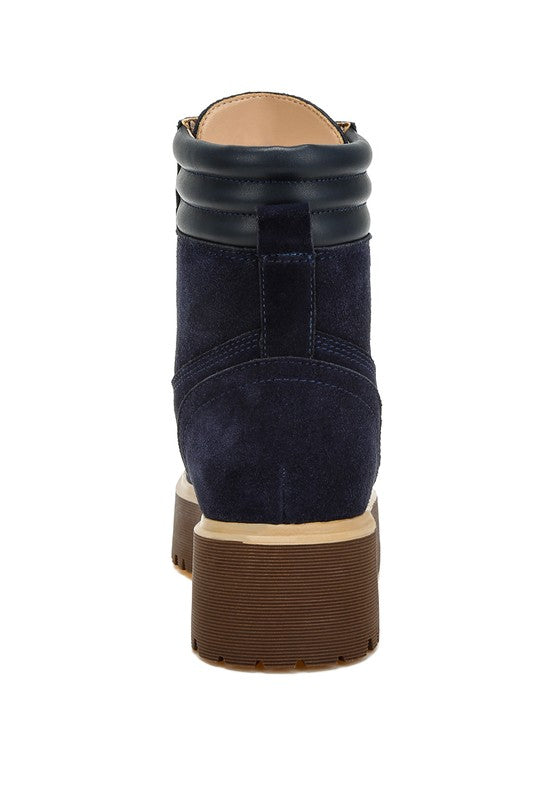 London Rag Parula High Ankle Suede Boots