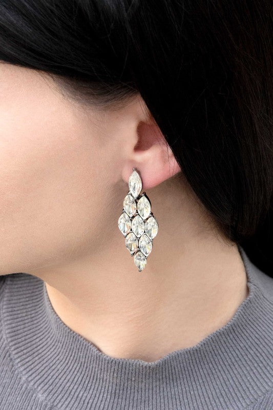 Clarity Cascade Earrings - Boho Soho