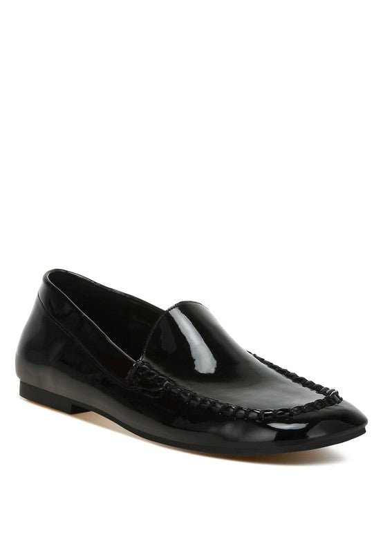 Rag & Co Dama Patent Pleather Loafers