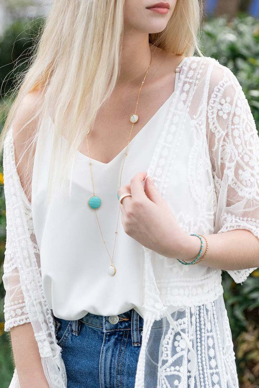 Boheme Stone Necklace - Boho Soho