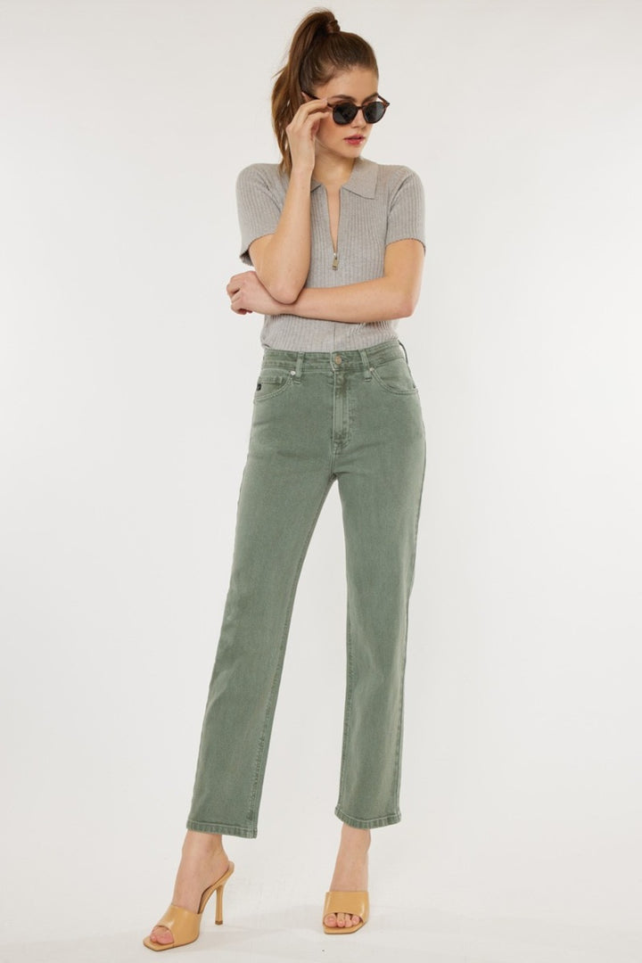Kancan Ultra High Rise Straight Jeans - Boho Soho