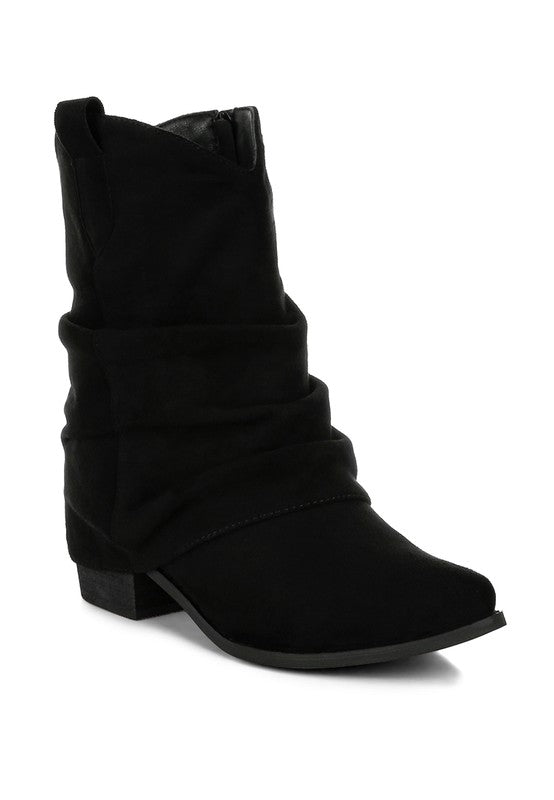 London Rag Bronco Slouchy Calf Boots