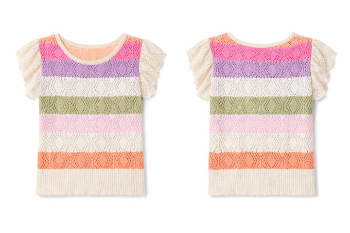 Sunshine Bliss Pointelle Knit Top