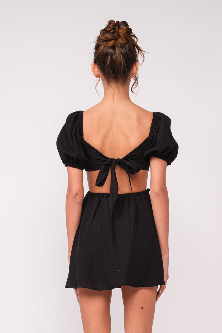 Sky to Moon O-Ring Cutout Dress - Boho Soho