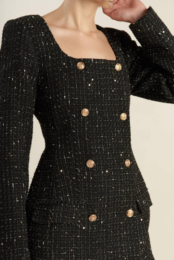 FLYING Tomato HEART UNBOUND TWEED MINI DRESS