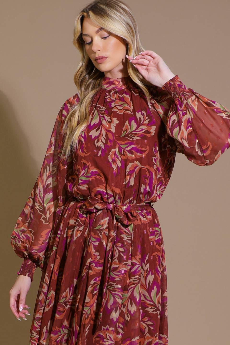 FLYING TOMATO ARTISTIC ESSENCE WOVEN MINI DRESS