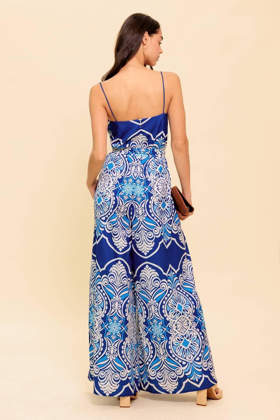 Flying Tomato HIT THE BREEZE WOVEN JUMPSUIT