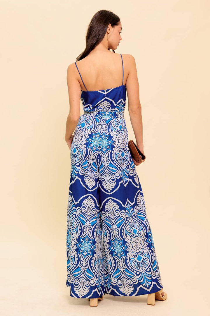 Flying Tomato HIT THE BREEZE WOVEN JUMPSUIT
