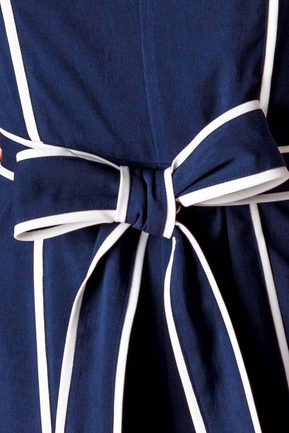 Flying Tomato LAYTON NAVY WOVEN JUMPSUIT