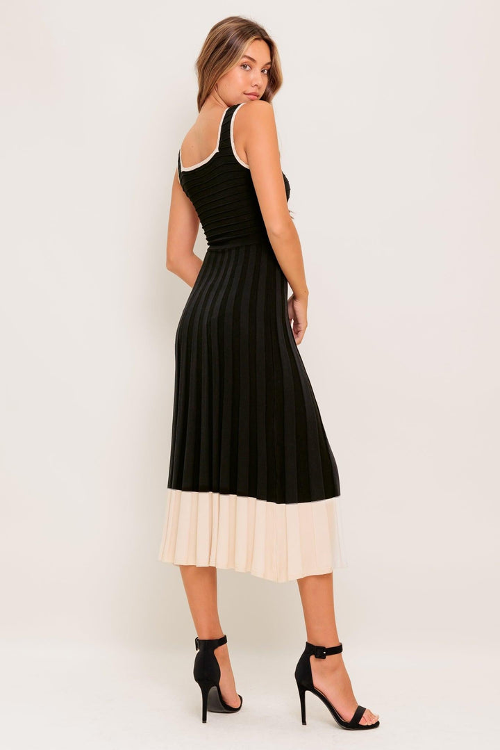 Flying Tomato MODERN MUSE KNIT MIDI DRESS