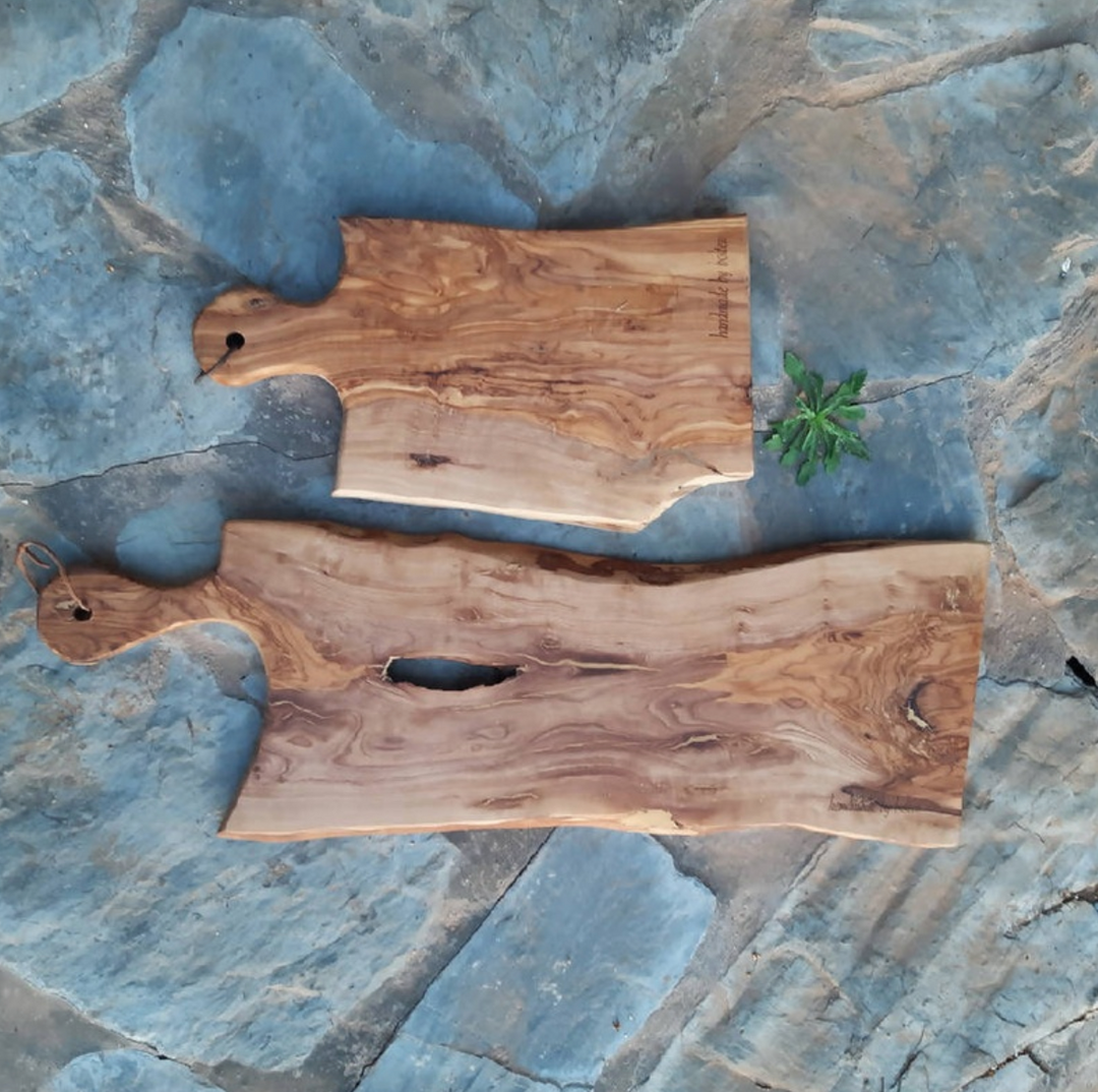 Handcrafted Artisan Olive Wood Cutting Board