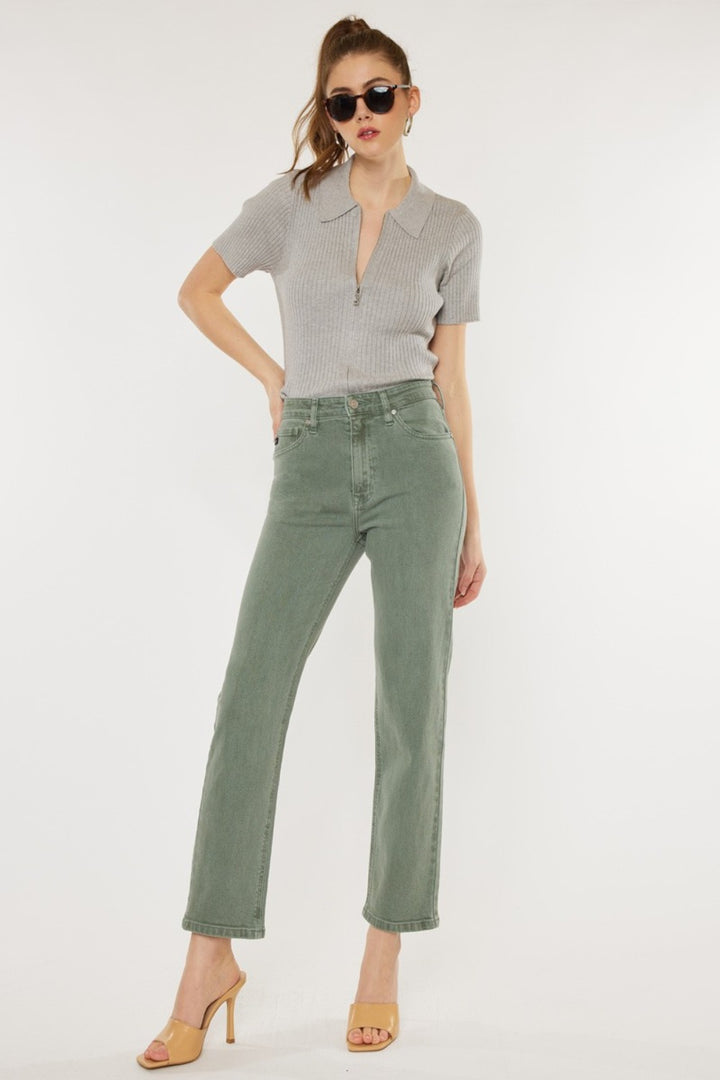 Kancan Ultra High Rise Straight Jeans - Boho Soho