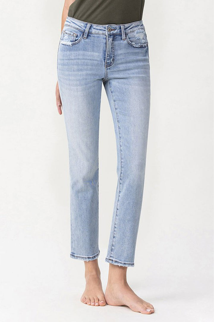 Lovervet Andrea Midrise Crop Straight Jeans