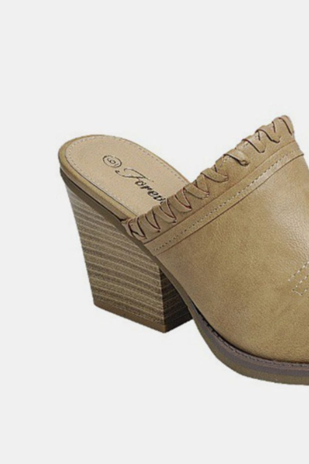 Forever Link Pointy Toe Slip On Chunky Mules - Boho Soho