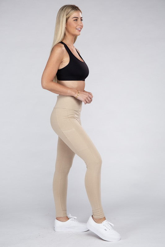 Ambiance Active Leggings Featuring Concealed Pockets