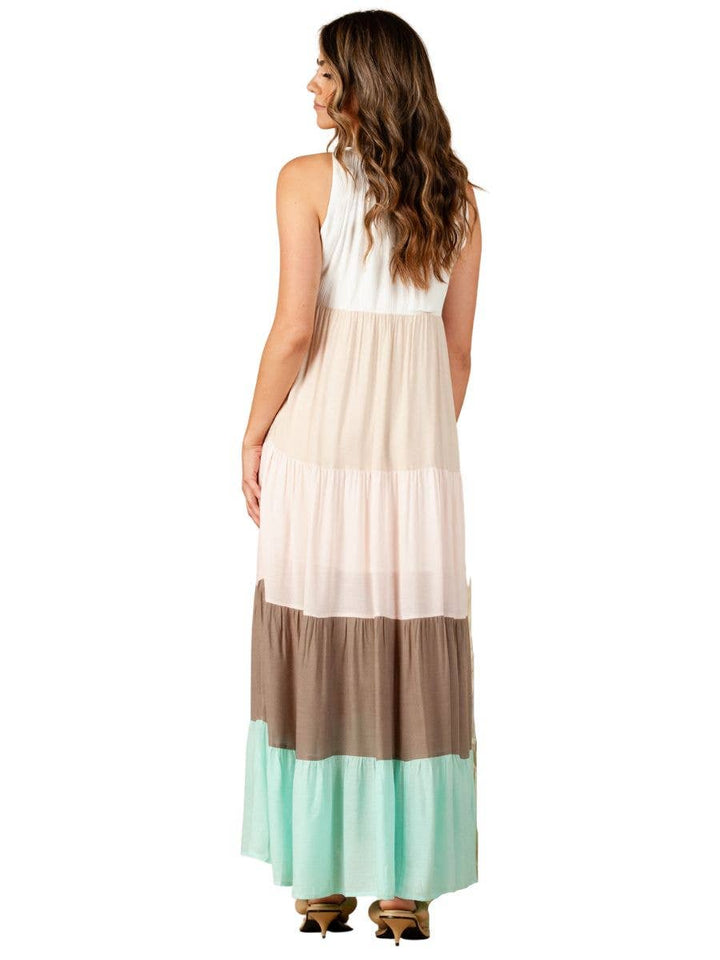 Lucca Couture JUBILEE COLORBLOCK MAXI DRESS
