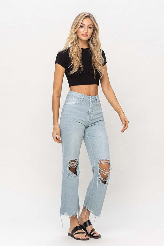 Vervet by Flying Monkey 90’s Vintage Crop Flare Jeans - Boho Soho