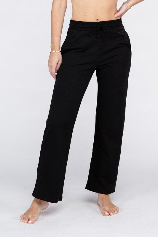 Ambiance Lounge Wide Pants with Drawstrings