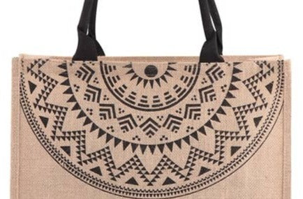 Boho Aztec Print Tote Bag