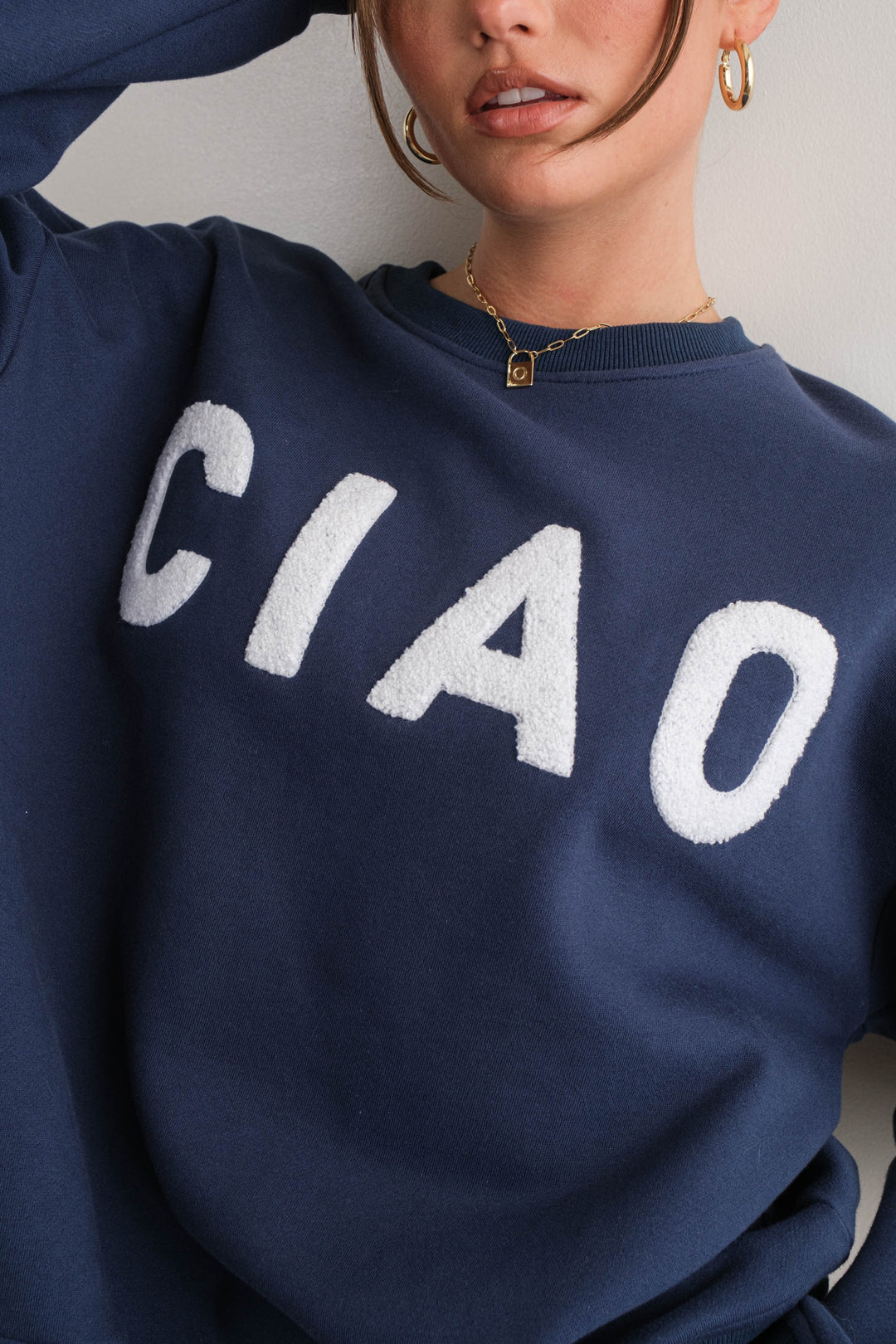 Pretty Garbage Ciao Patch Sweatshirt - Boho Soho