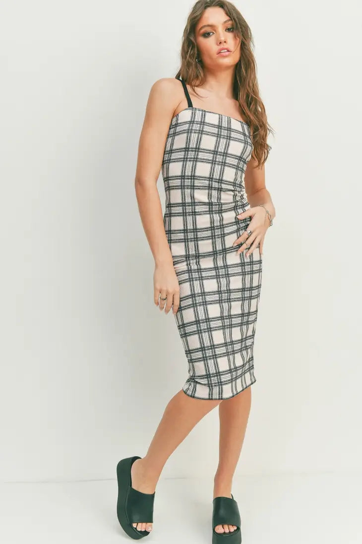 plaid dress bodycon Pretty Damage Midi - Final Sale alice + olivia Velia synthetic fiber May_2025 Size:32D