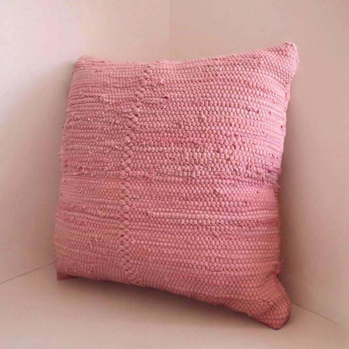 Chindi Pillow Cover - Peony