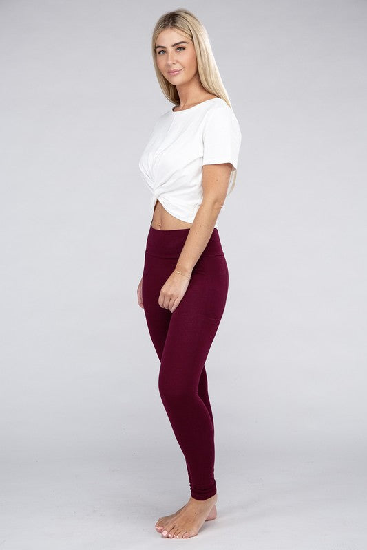 Ambiance Active Leggings Featuring Concealed Pockets