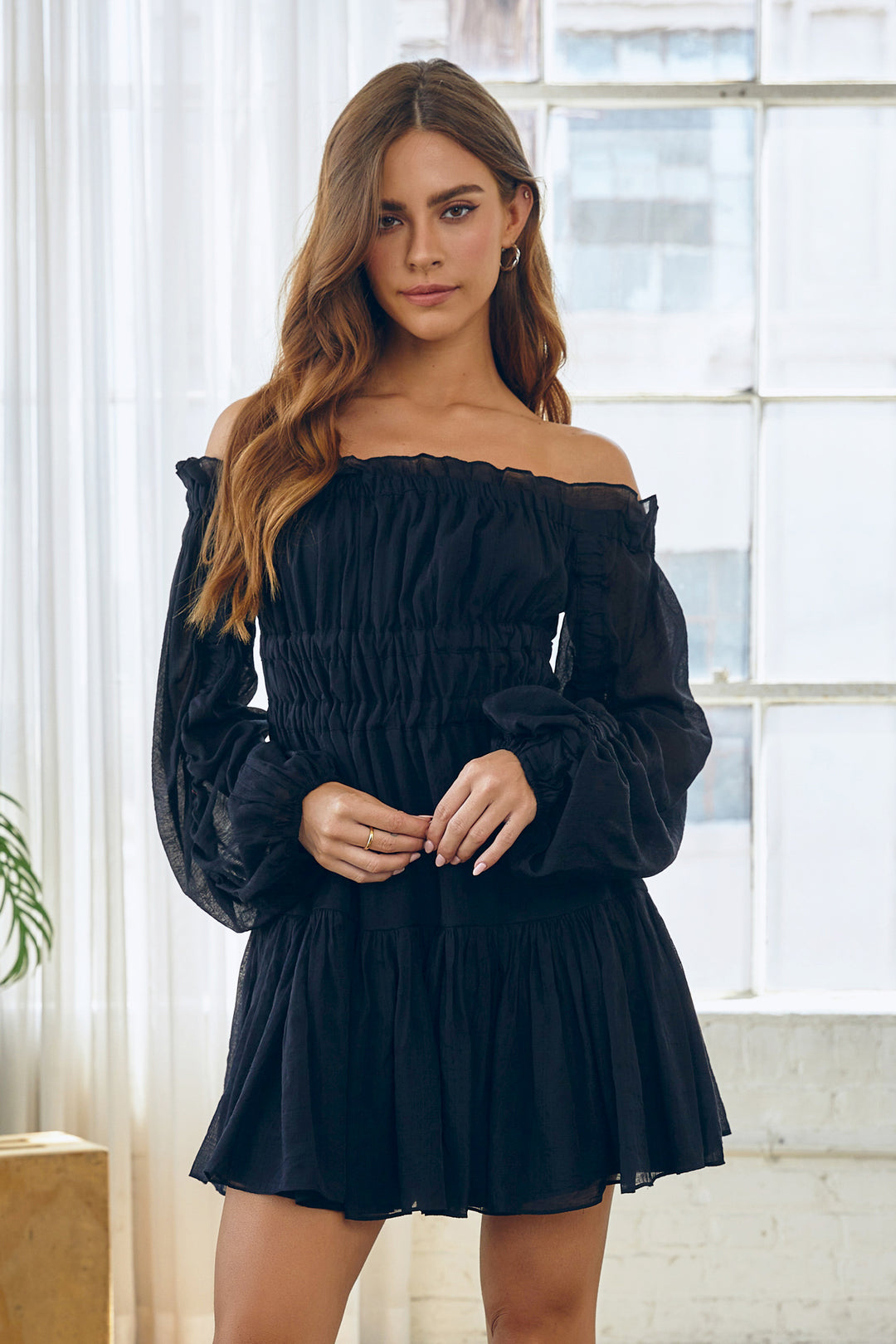 seed off shoulder dress seed off the shoulder dress A-Line Satin Off The Shoulder Dress By Cinderella Divine -7493