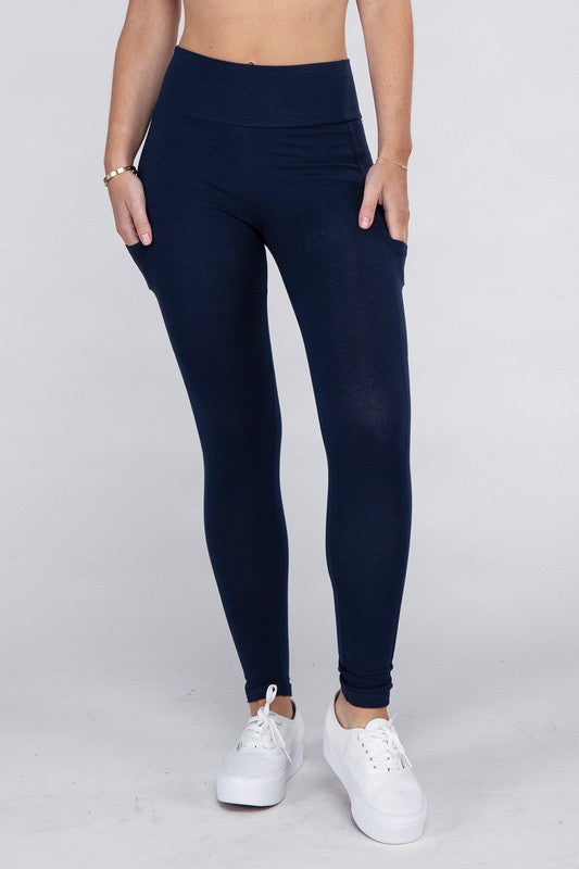 Ambiance Active Leggings Featuring Concealed Pockets