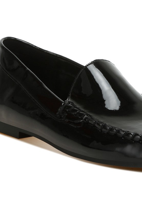 Rag & Co Dama Patent Pleather Loafers