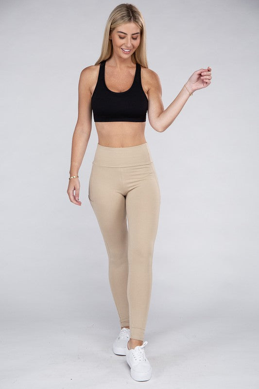 Ambiance Active Leggings Featuring Concealed Pockets