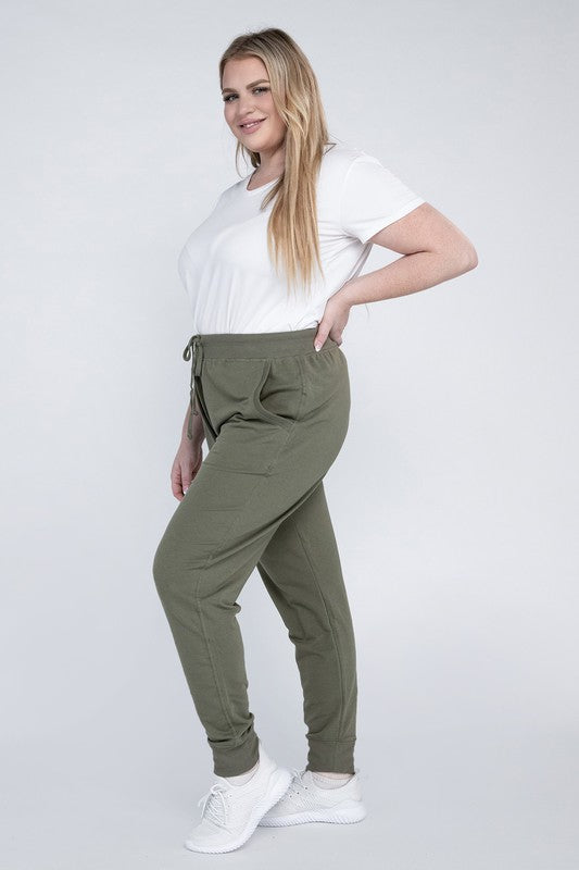 Ambiance Plus-Size Jogger Pants