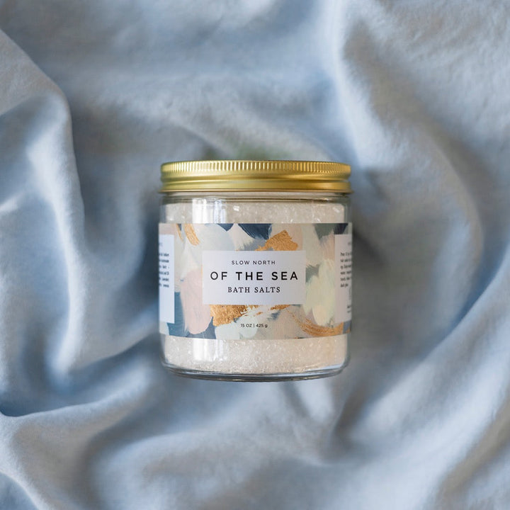 Slow North Of The Sea Bath Salts - 15 oz Jar